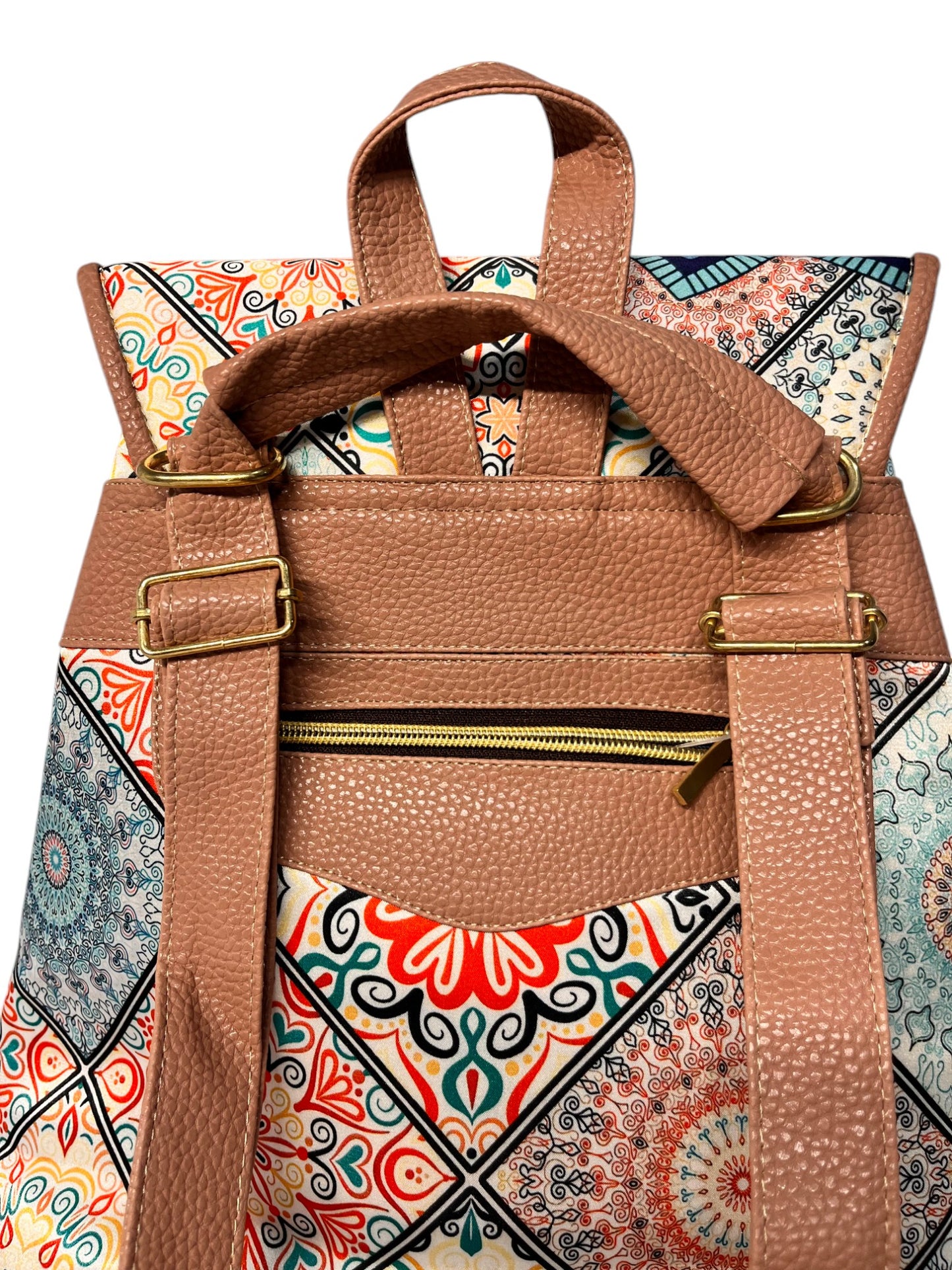 Backpack Celine - Mandala Turquesa