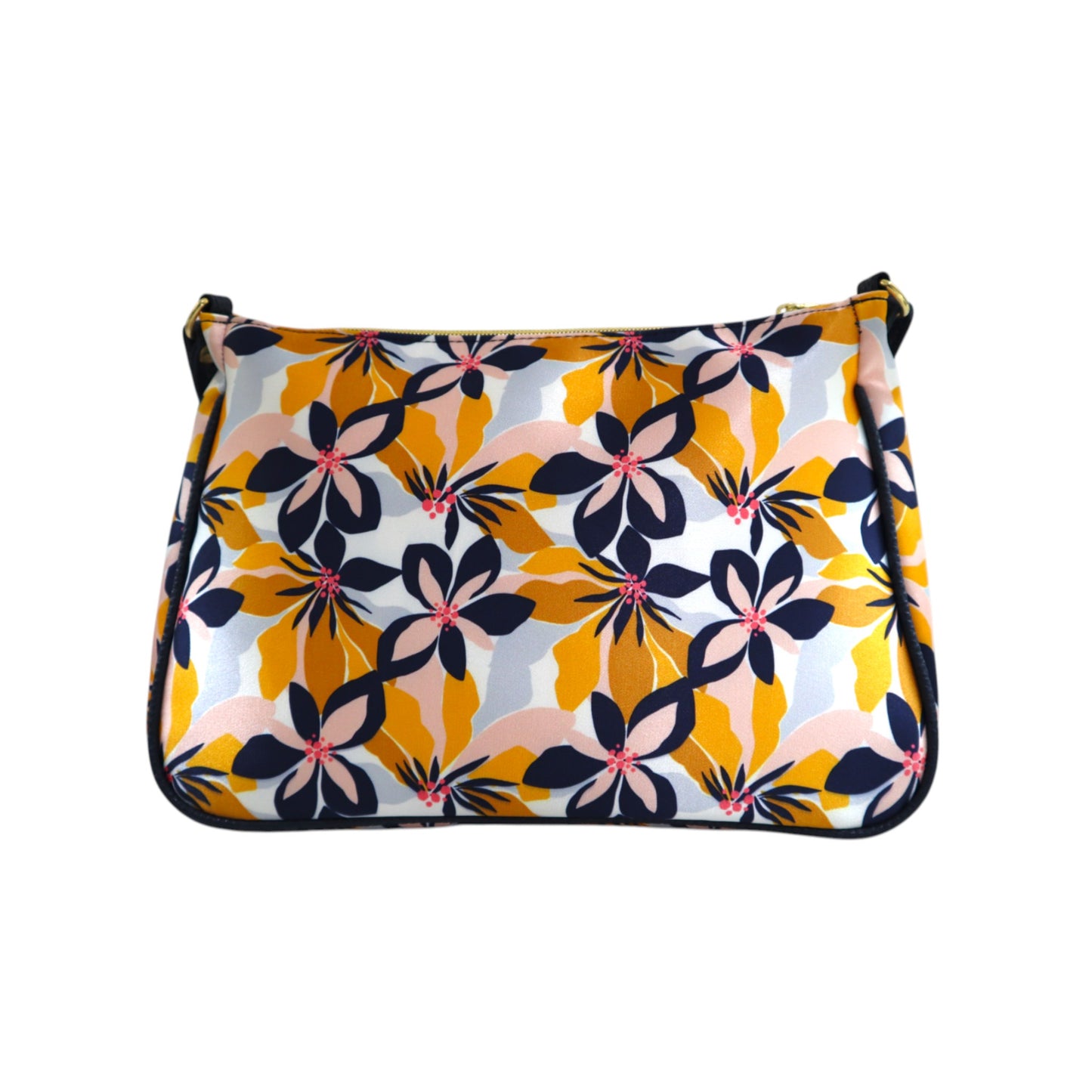 Iliana - Navy Yellow Flower