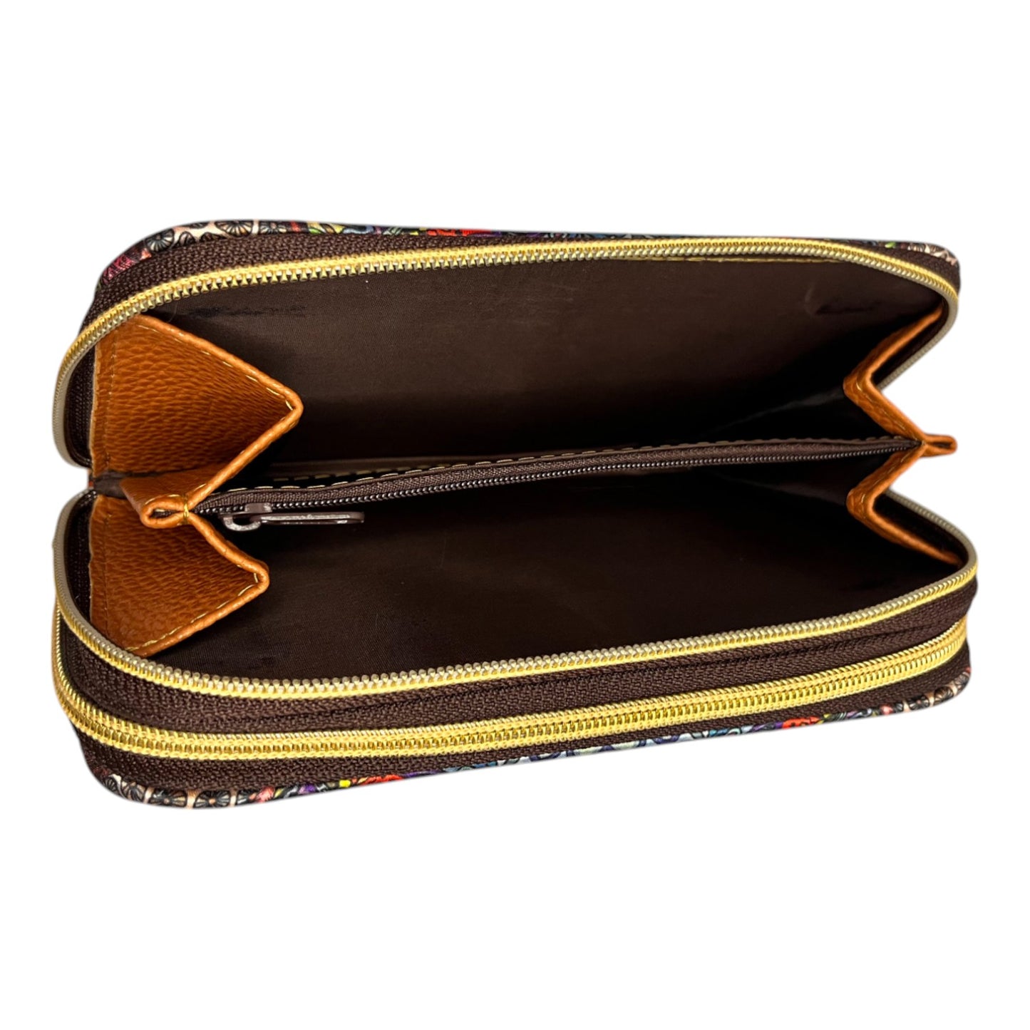 Billetera Doble Zipper - Vaquero