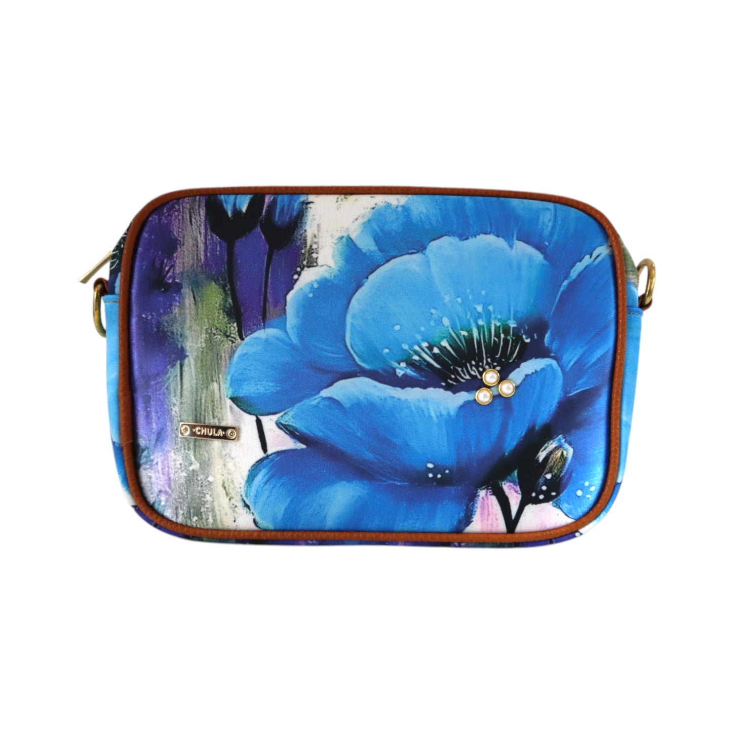 Bandolera Mia - Flor Azul