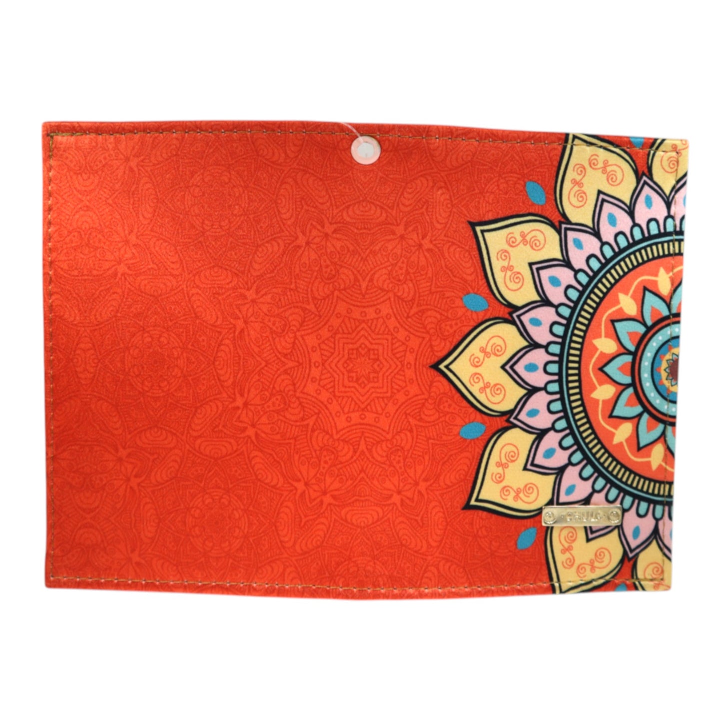 Porta Pasaporte - Mandala Orange