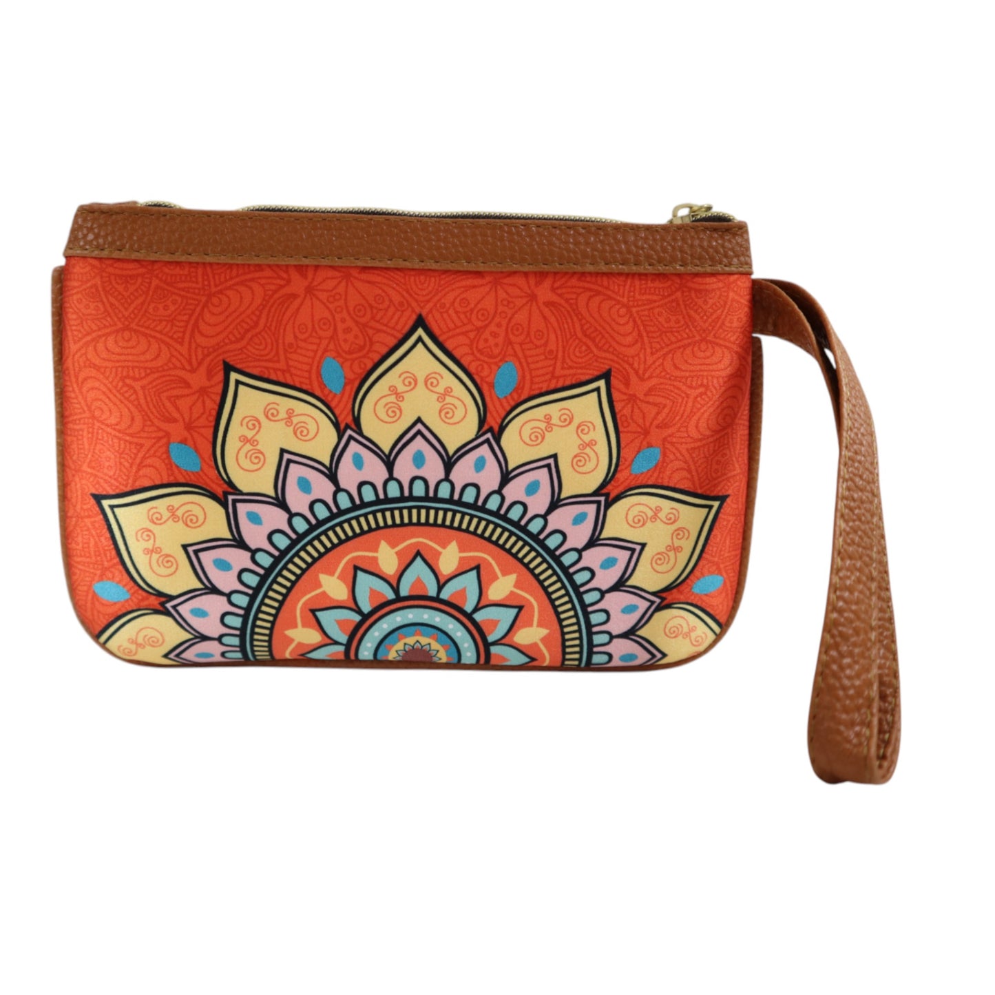 Mini Clutch - Mandala Orange