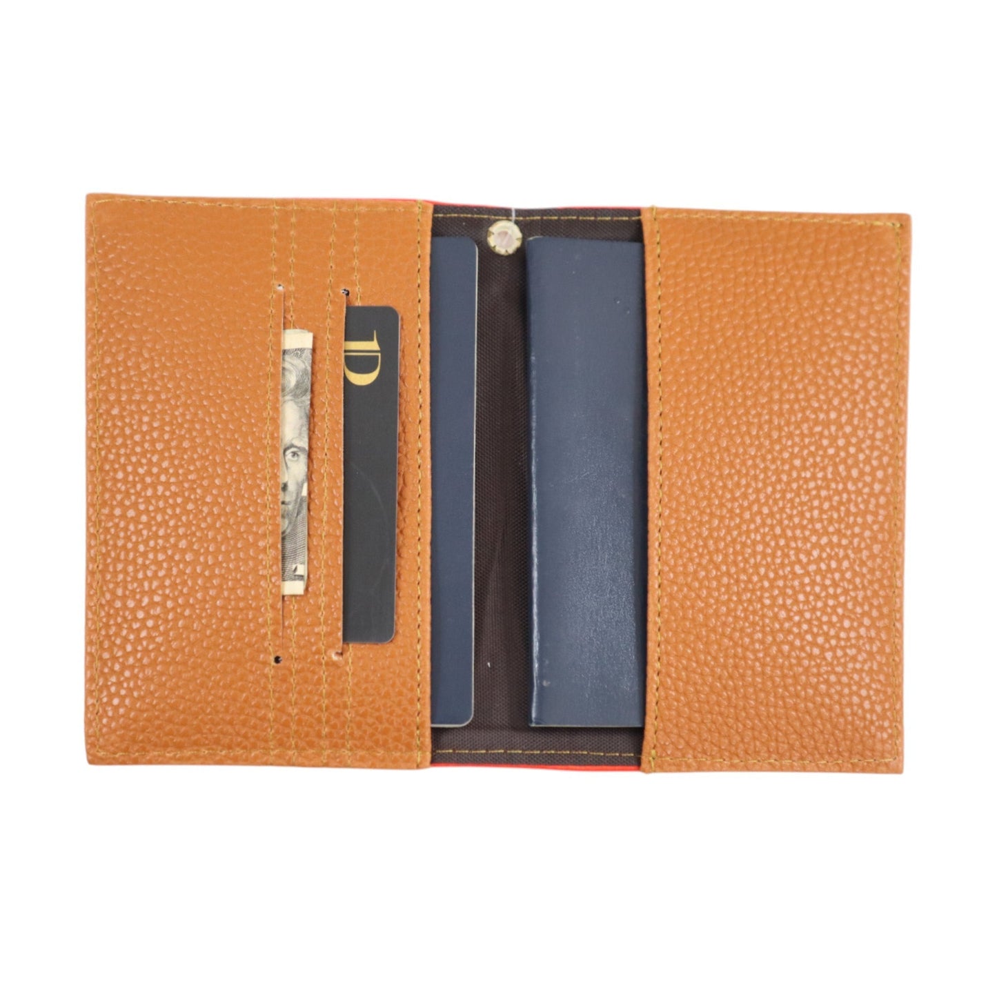 Porta Pasaporte - Mandala Orange