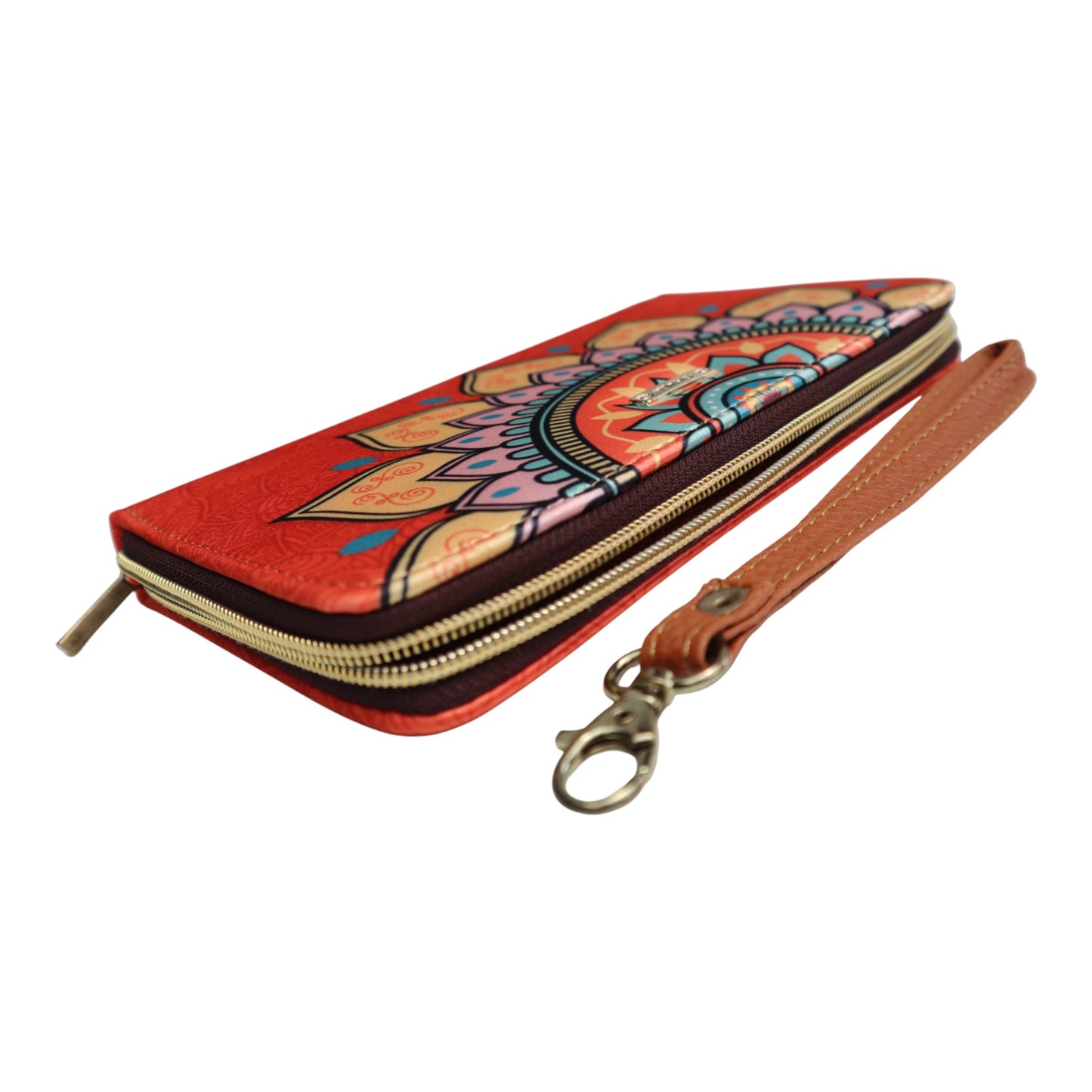 Cartera Maxi - Mandala Orange