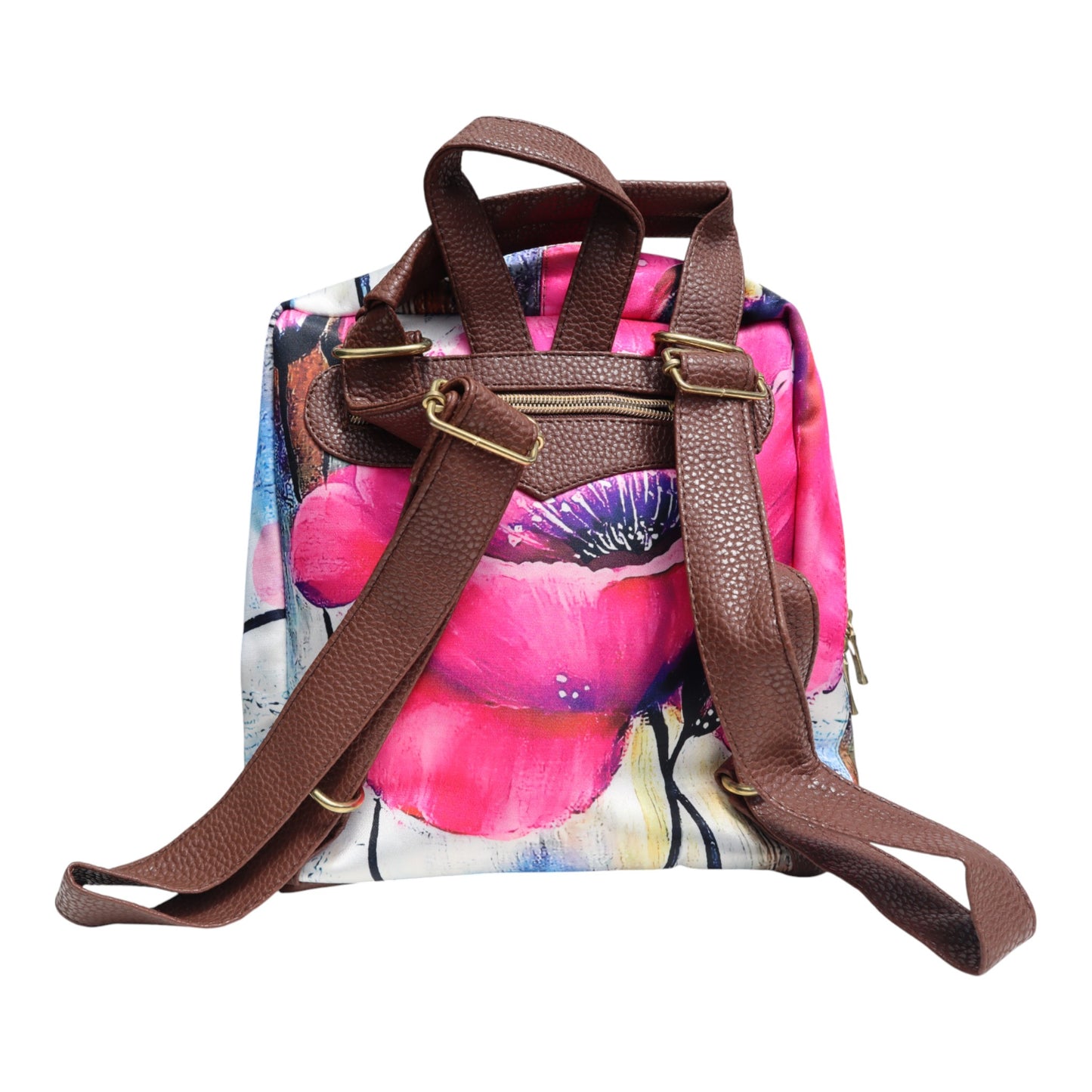 Mini Backpack - Flor rosa