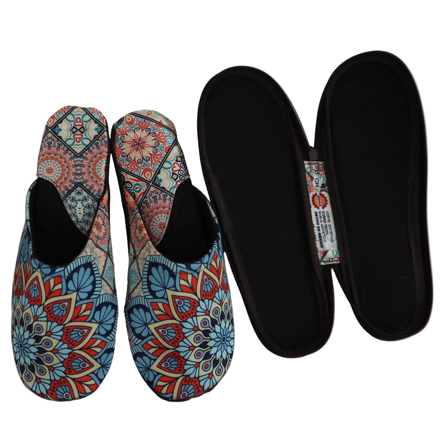 Pantufla - Mandala Turquesa