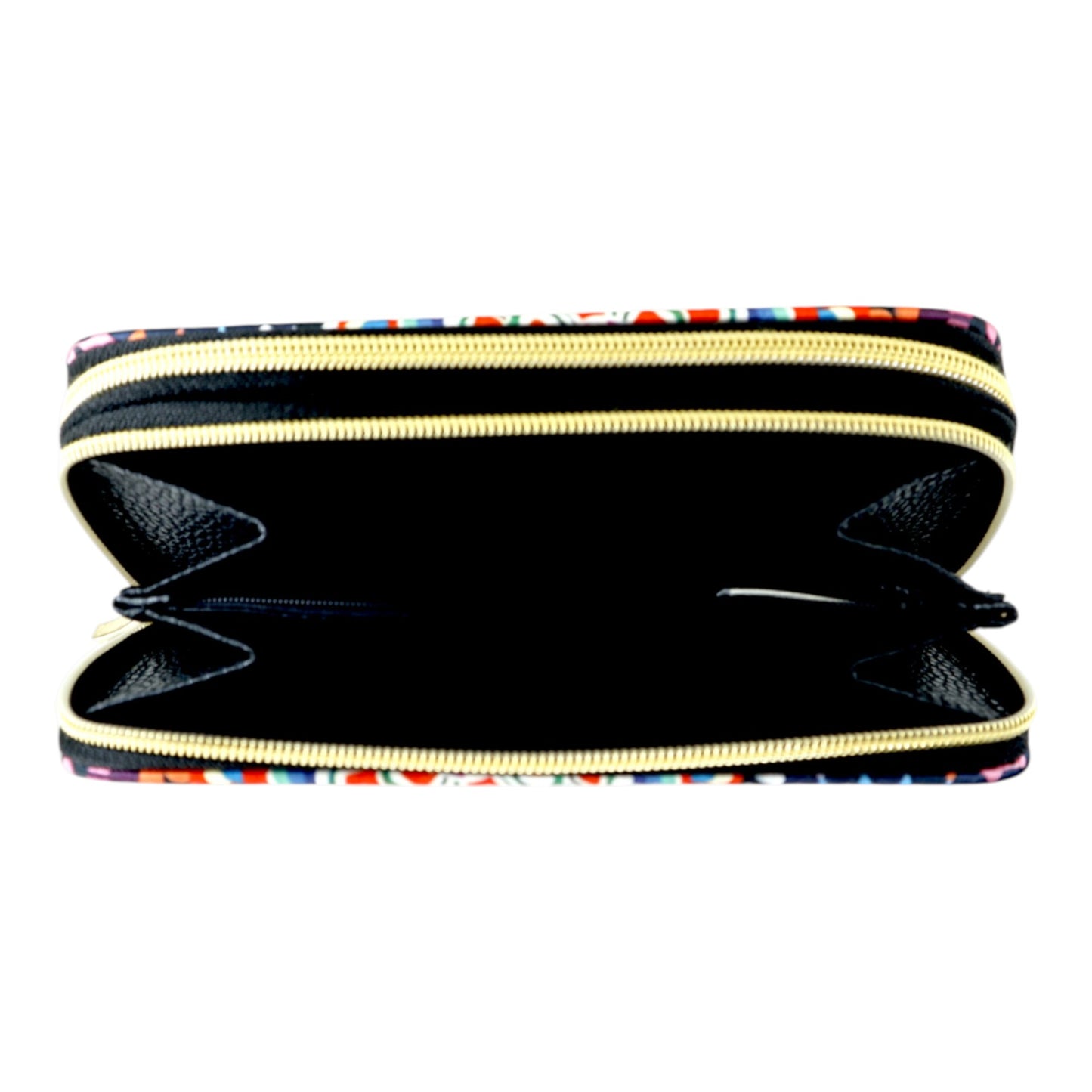 Billetera Doble Zipper - Circles