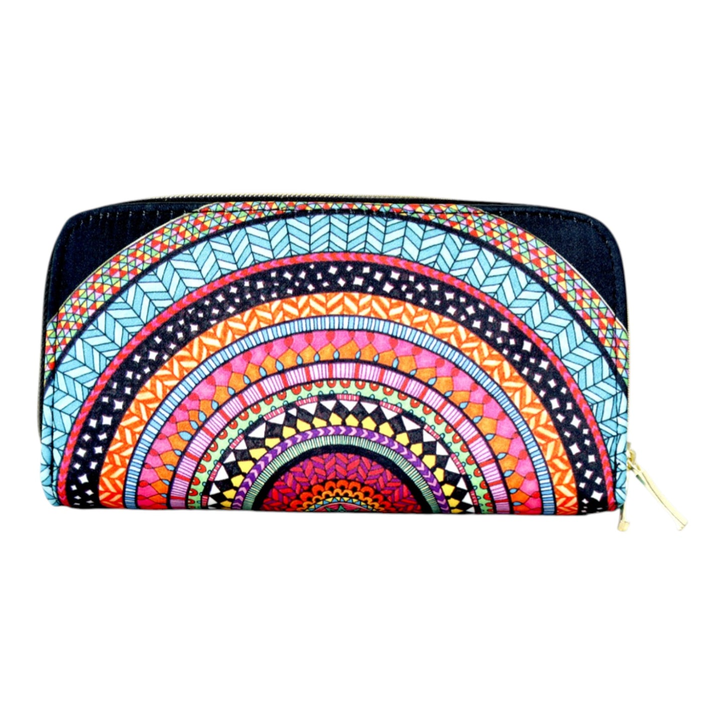 Billetera Doble Zipper - Mandala