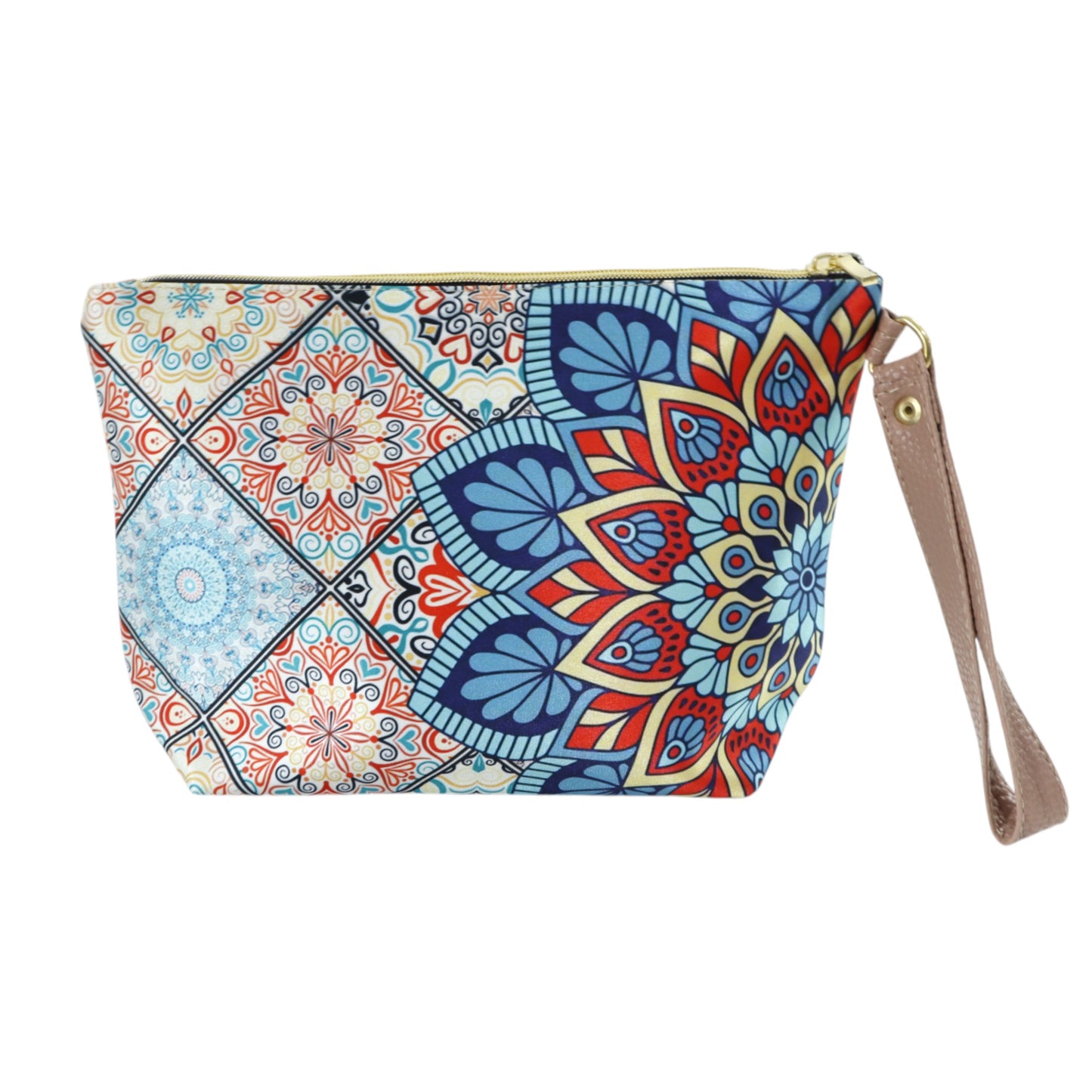 Cosmetiquera Aline - Mandala Turquesa