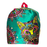 Mini Backpack - Mandala Cat
