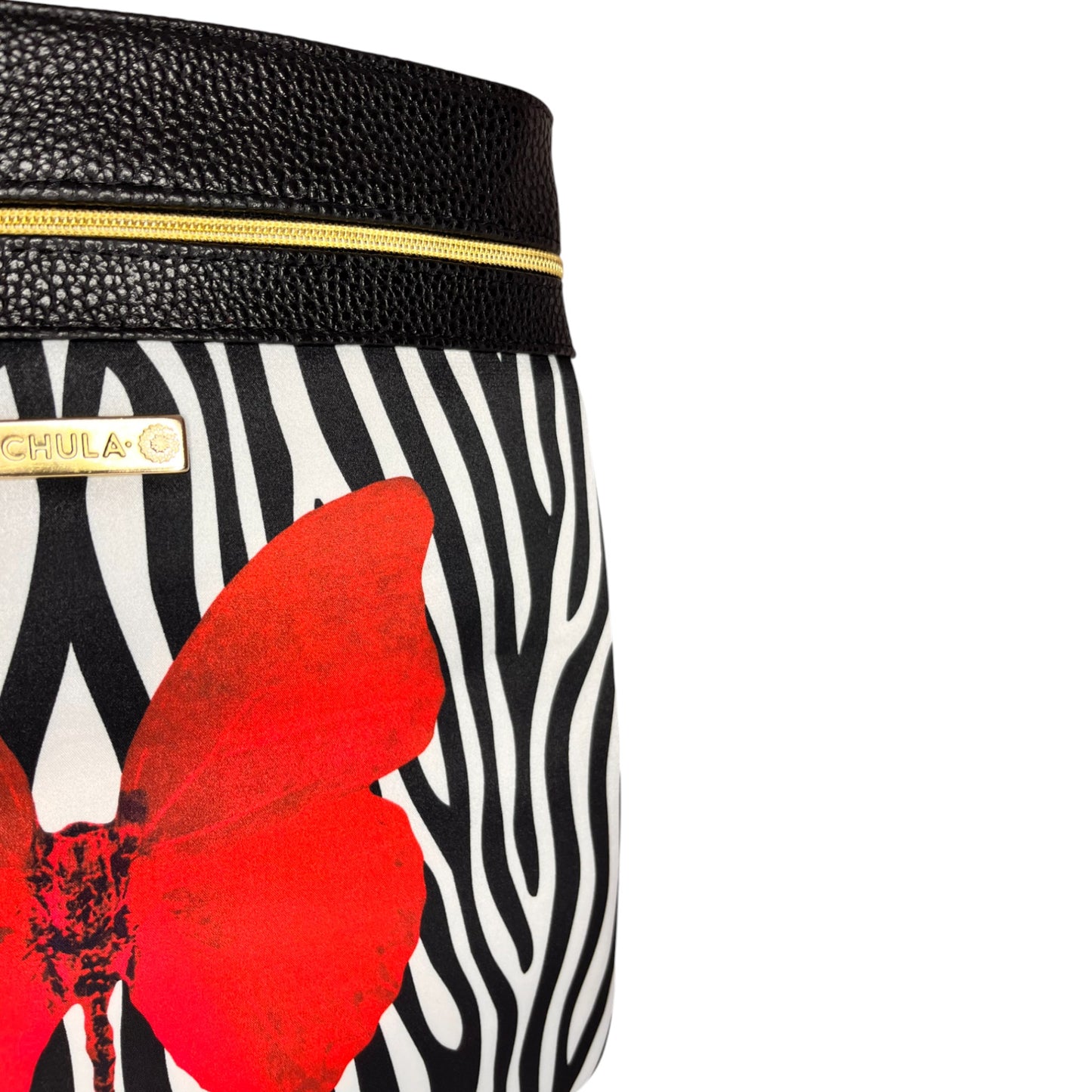 Bandolera Lia - Cebra Red Butterfly