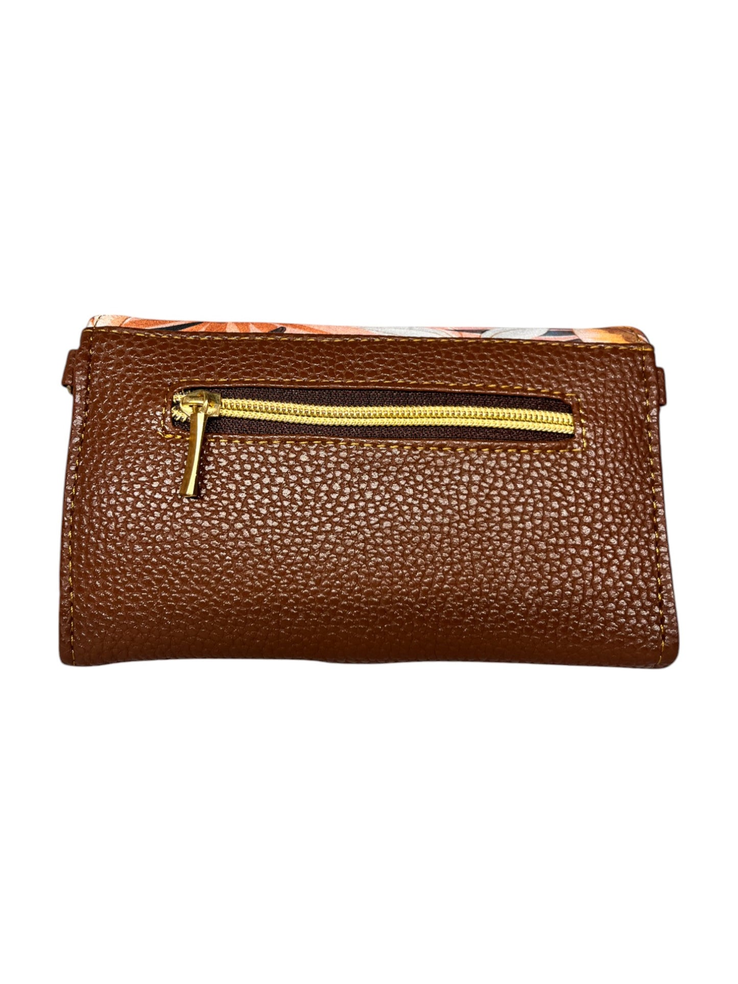 Cartera Brenda - Hojas Crema