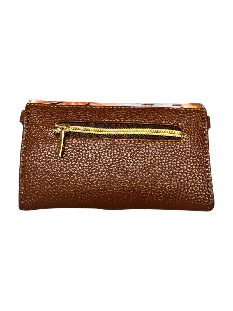Cartera Brenda - Hojas Crema