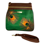 Bandolera Lia - Pavo Real Green