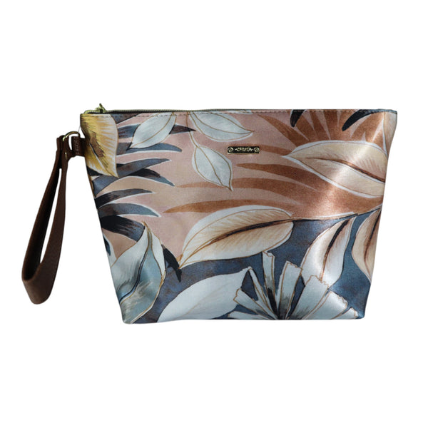 Cosmetiquera Aline - Cream Leaves