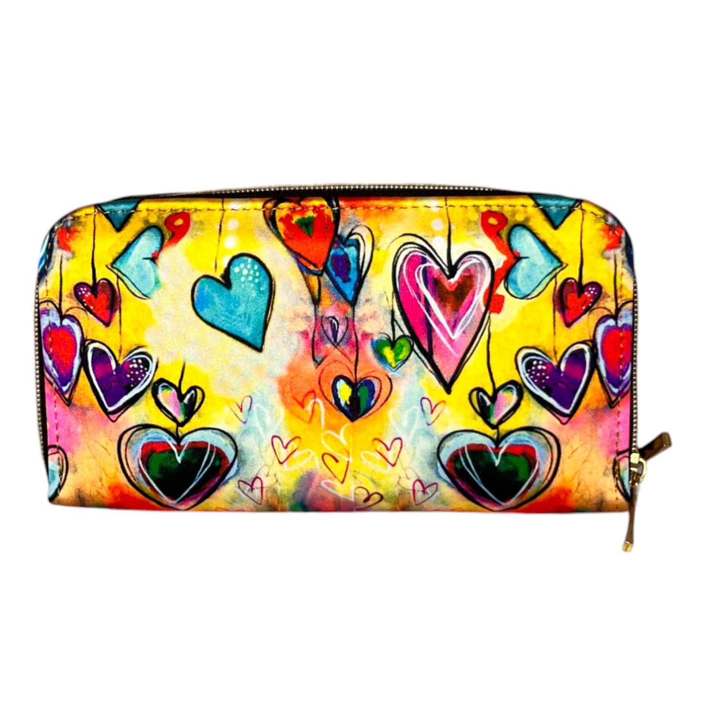 Billetera Doble Zipper - Pop Art