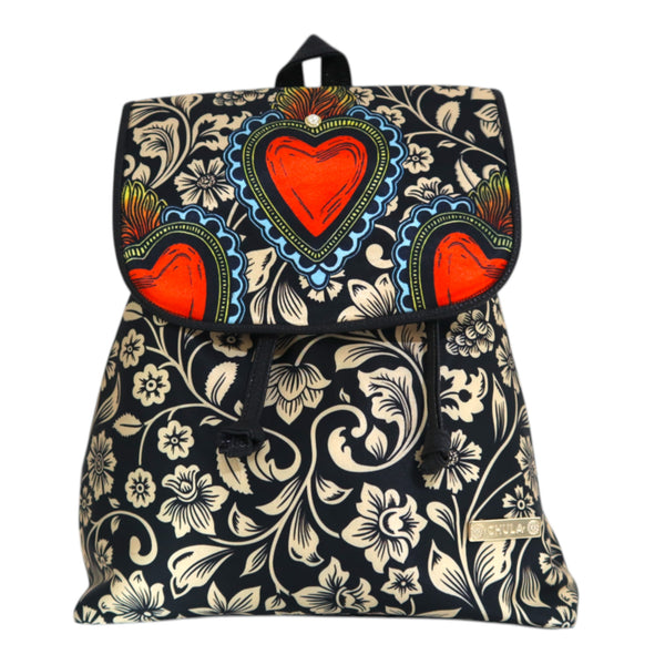 Backpack Celine - Floral Heart