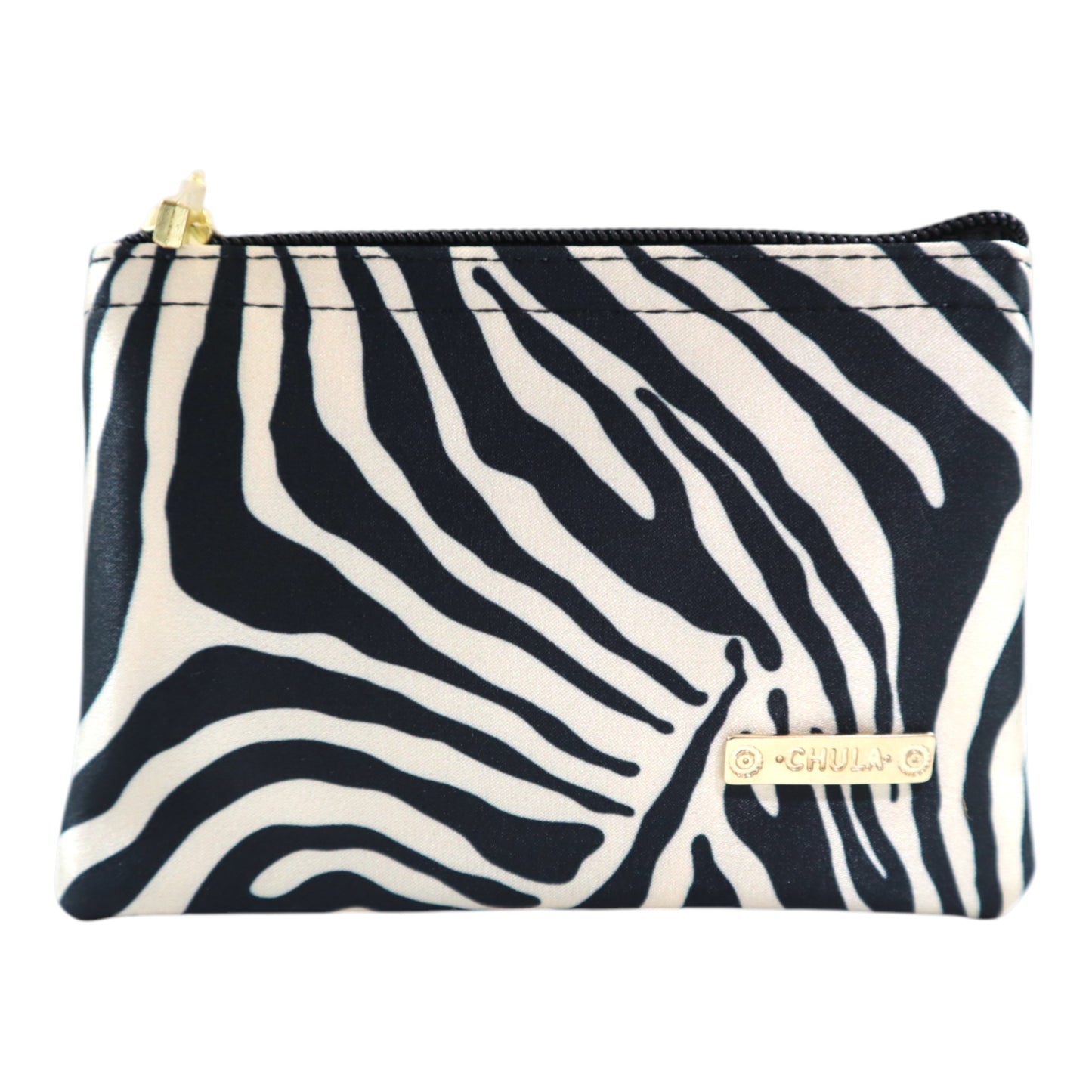 Tarjetero y Monedero - Cebra Natural