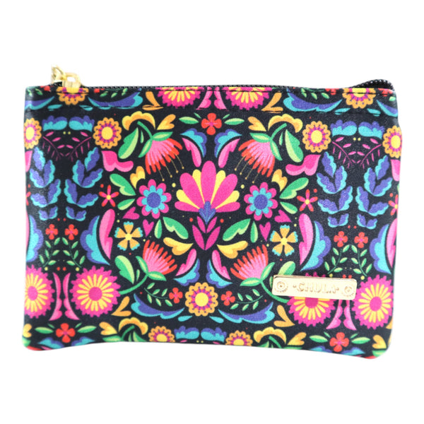Tarjetero y Monedero - Ethnic Flowers