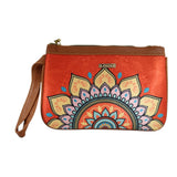 Mini Clutch - Mandala Orange