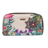 Billetera Doble Zipper - Flor Verano