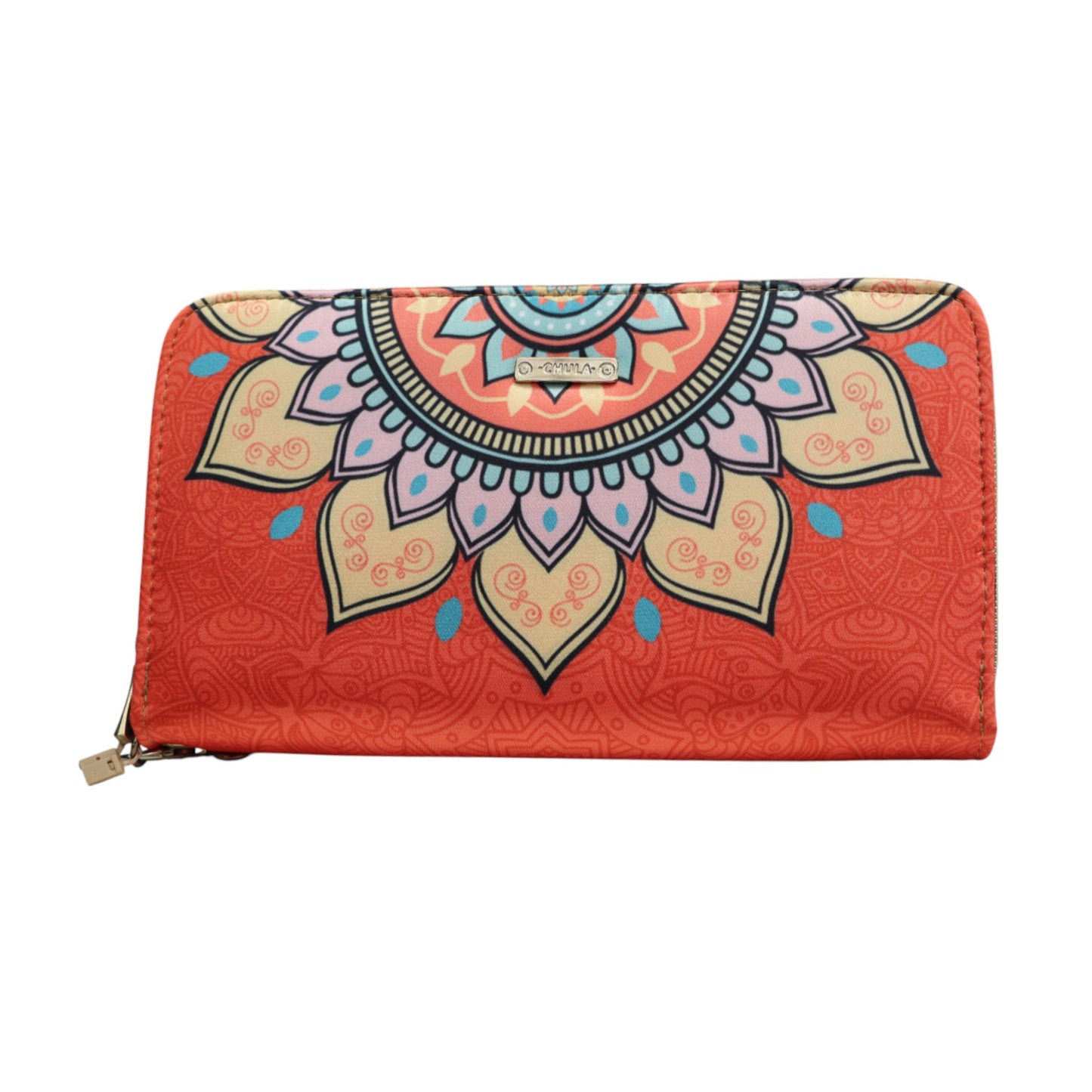 Cartera Maxi - Mandala Orange