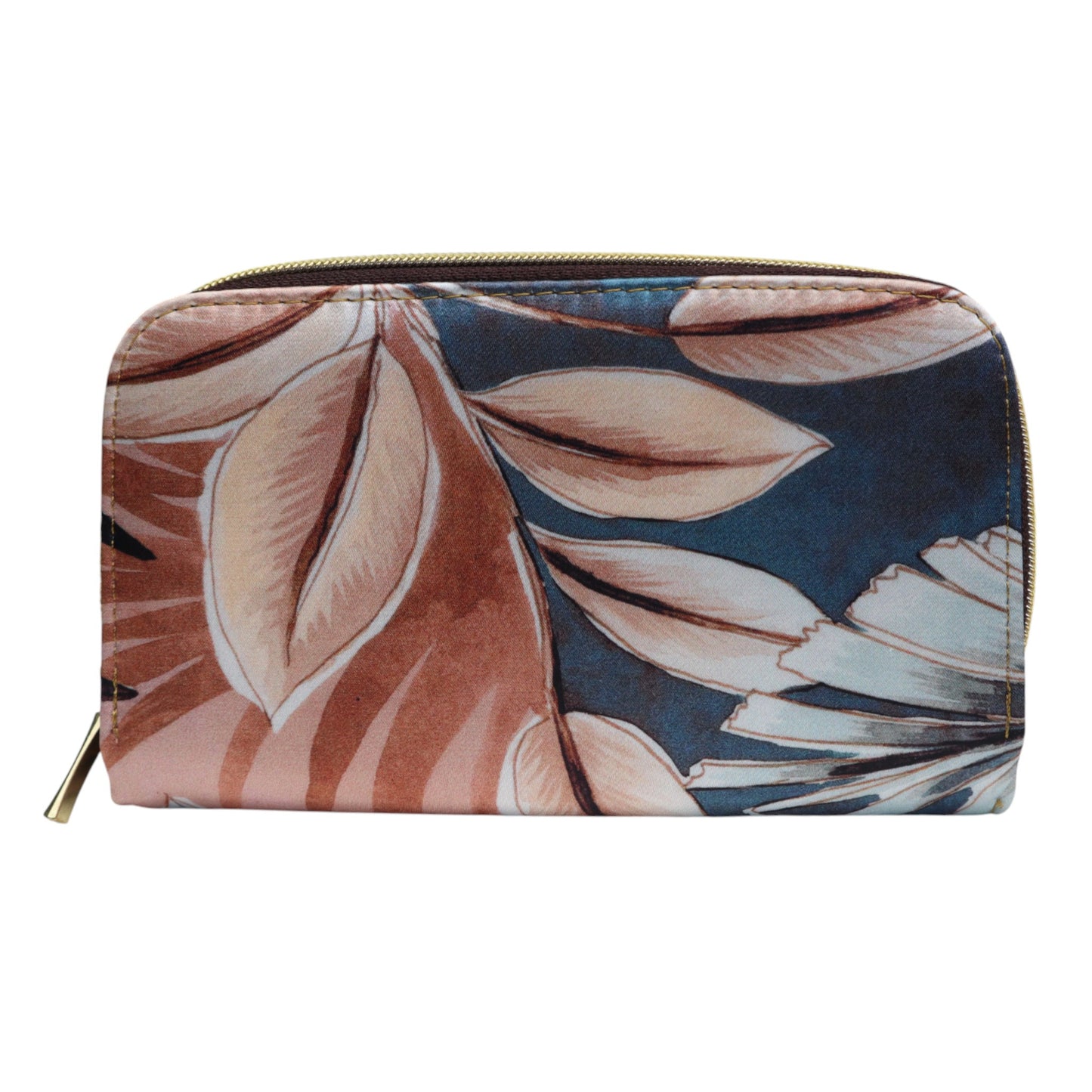 Marie Wallet - Cream Leaves