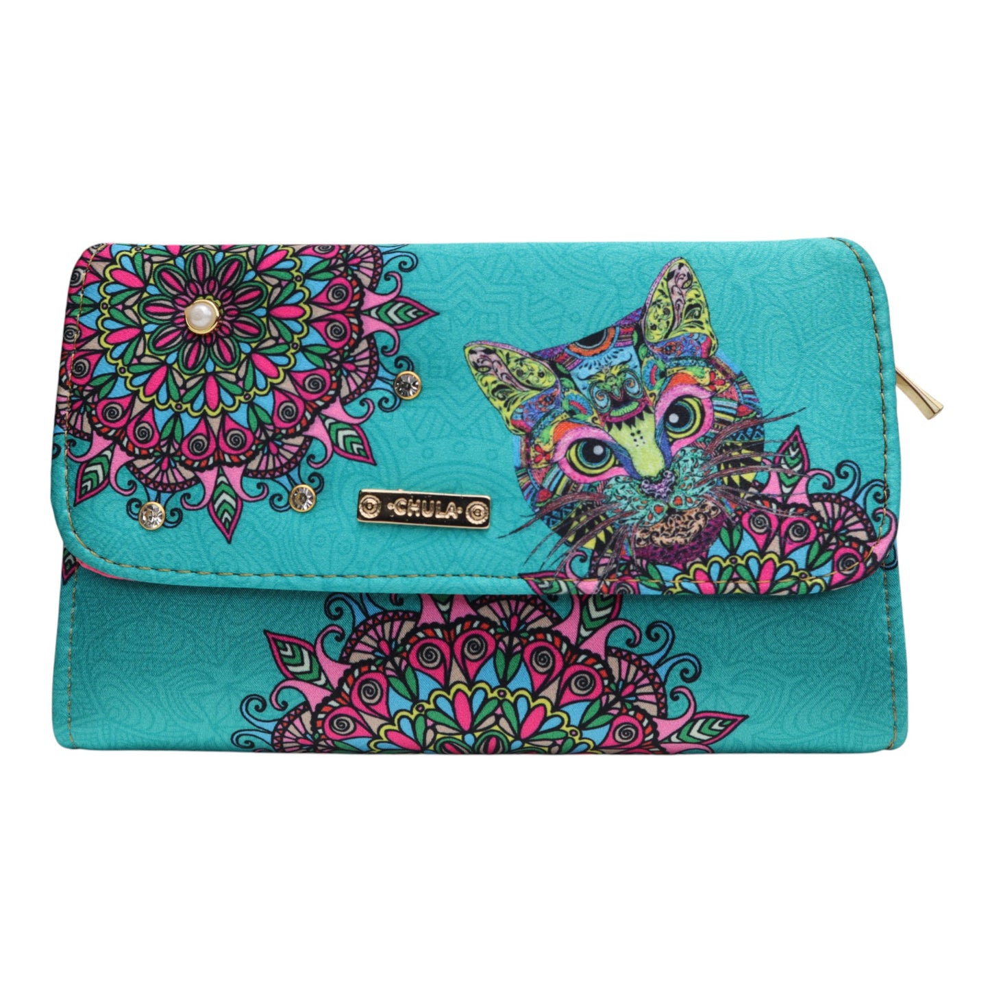 Marie Wallet - Mandala Cat