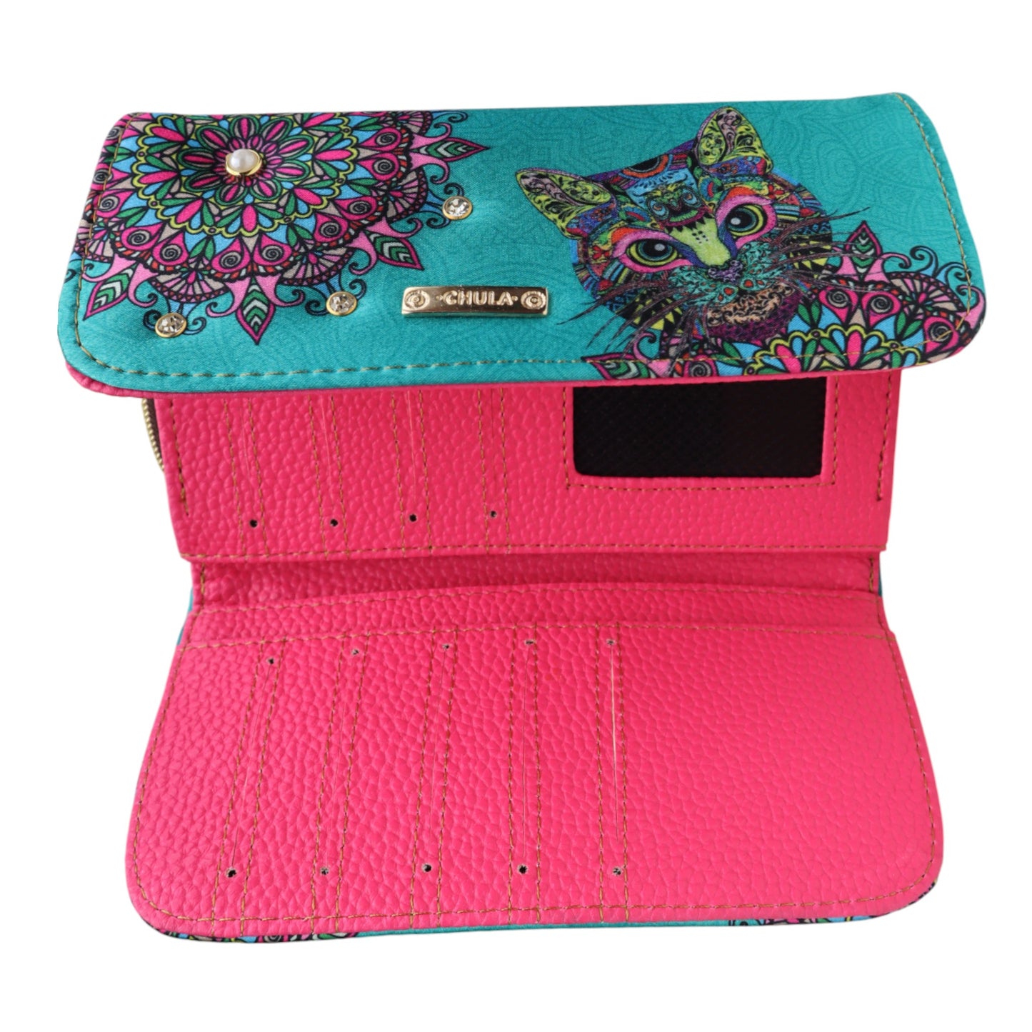 Marie Wallet - Mandala Cat