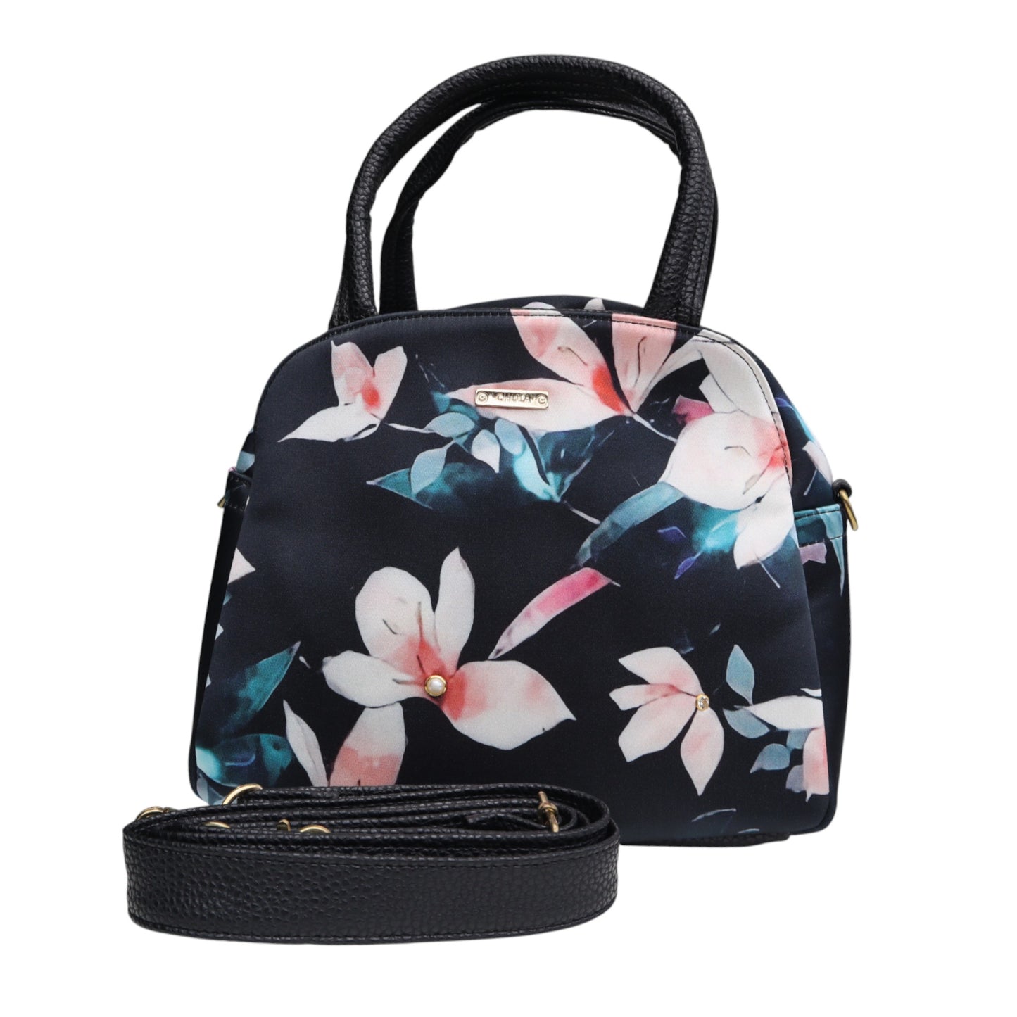 Milly - Black Beige Flower