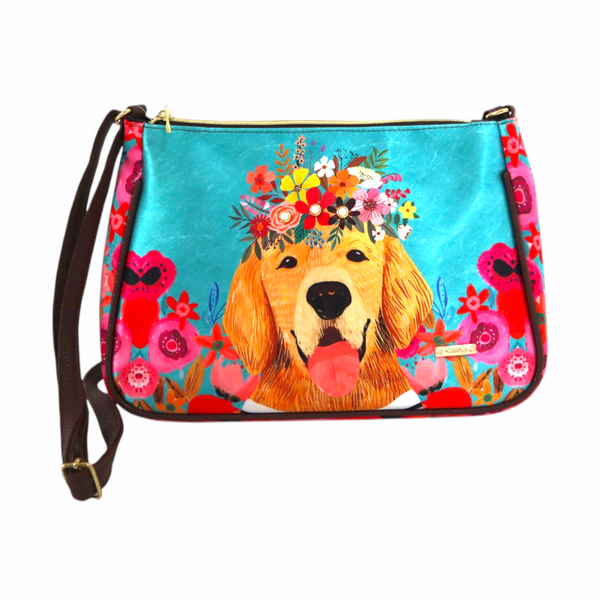 Iliana - Puppy Azul y Flores