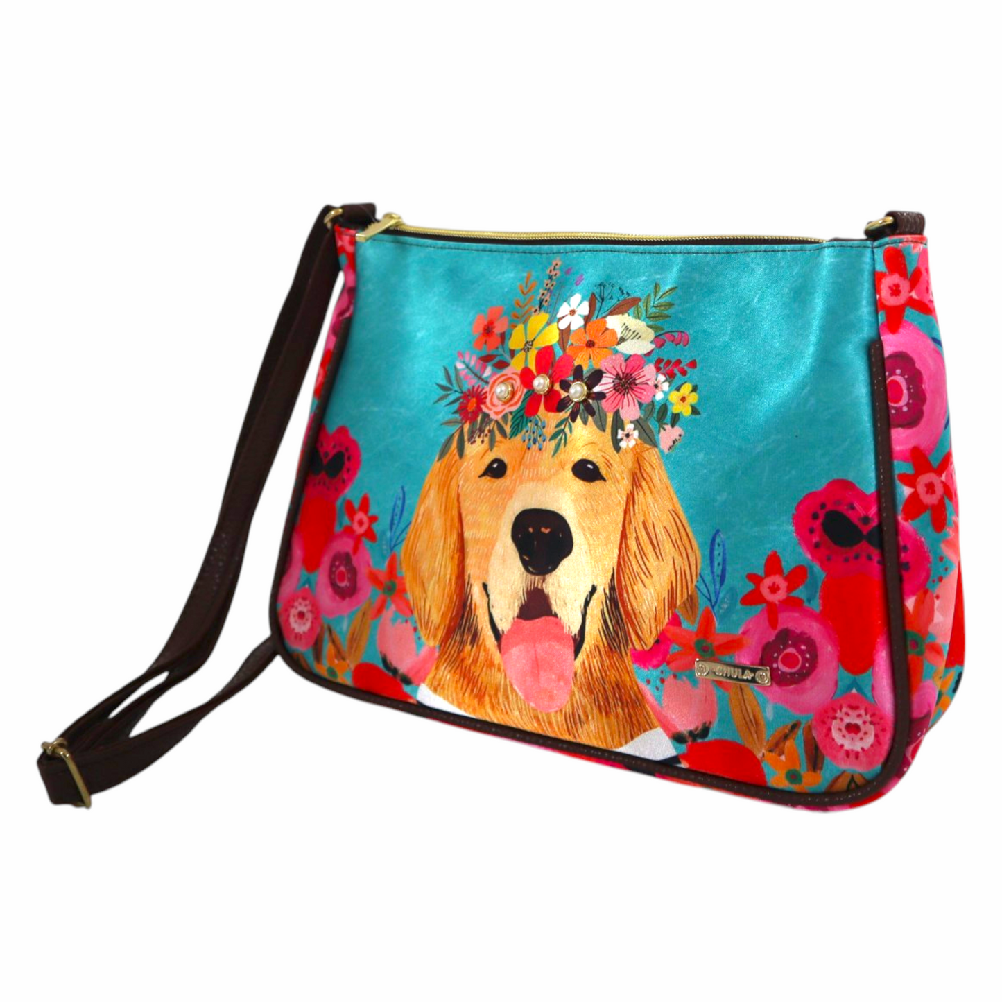 Iliana - Puppy Azul y Flores