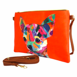Clutch - Perrito Abstracto Naranja