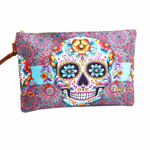 Janet - Calavera Flor Azul