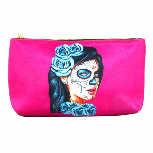 Makeup Bag - Catrina Azul