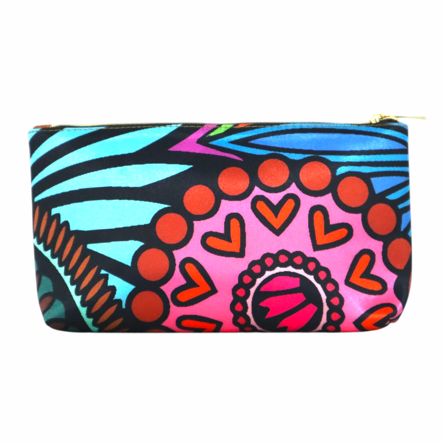 Makeup Bag - Flores y Ruedas