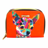 Billetera Jenny - Perrito Abstracto Naranja