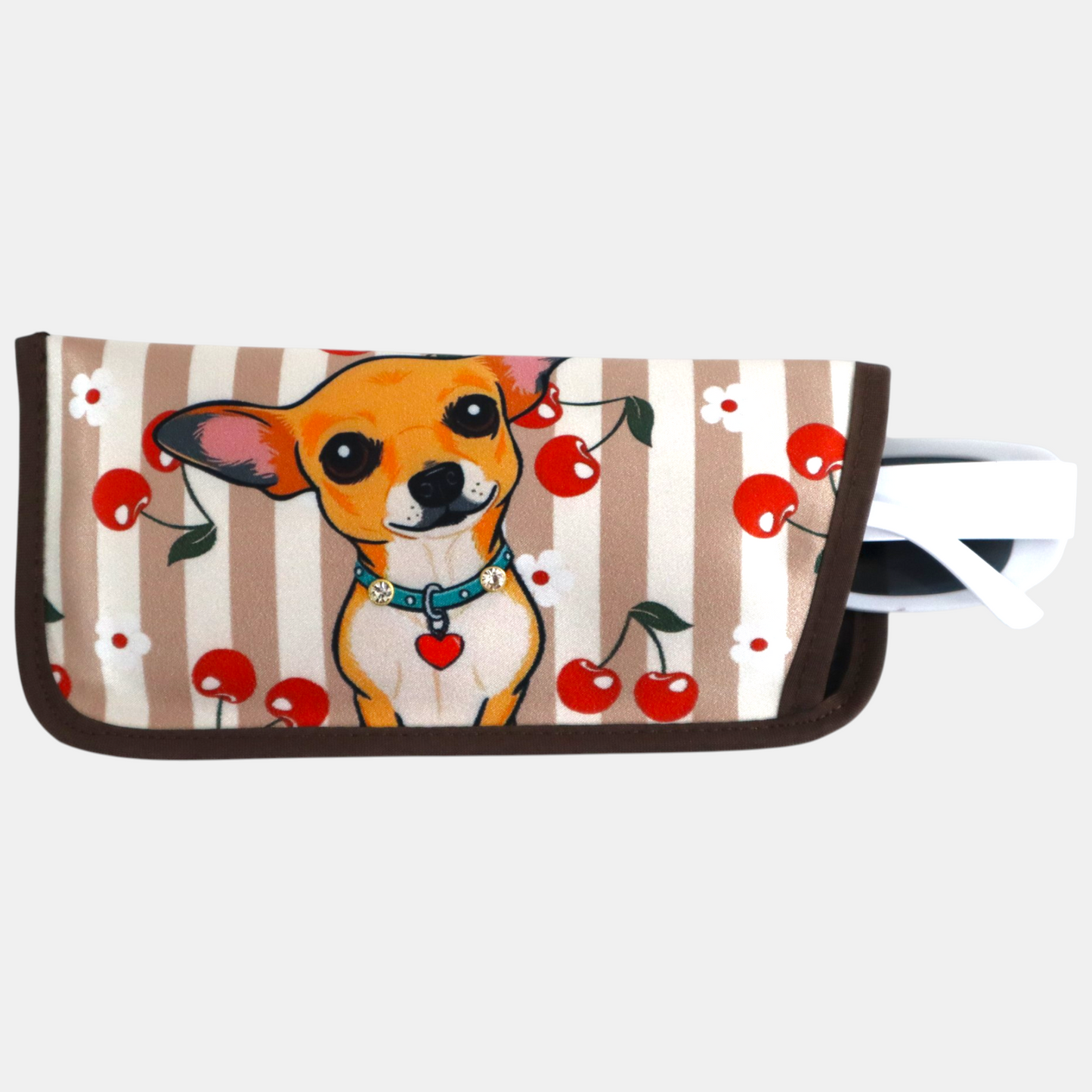 Funda Lentes	- Perrito Cherry