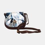 Iris - Hojas Crema y Azul