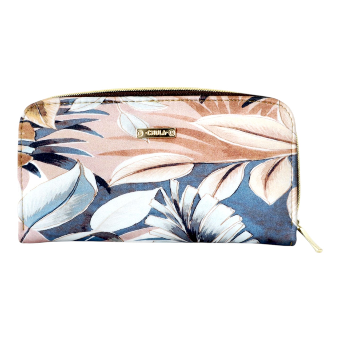 Colette Wallet - Cream Leaves