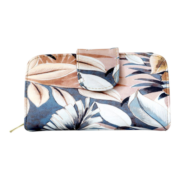 Colette Wallet - Cream Leaves