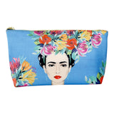 Makeup Bag - Frida Flores Azules